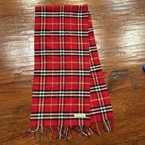 Burberry cashmere-merino wool blend scarf